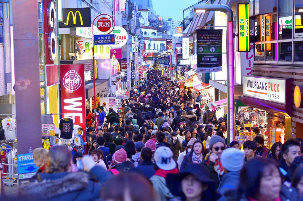 English signs in Harajuku