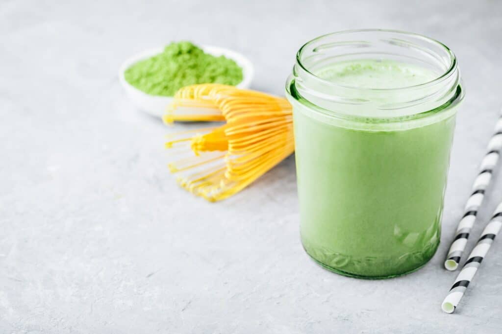 Green tea Matcha milkshake